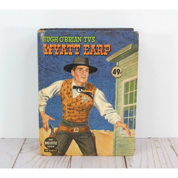 Wyatt‎ Earp Big Little Book Whitman 1958 TV Hugh O'brian Western - Picture 1 of 7